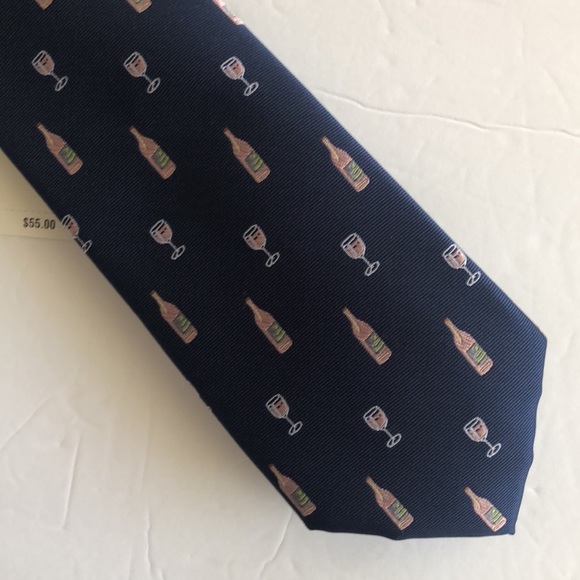 CLUB ROOM NAVY BLUE TIE - Picture 4 of 6